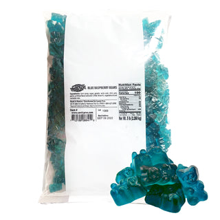 Candy Pros Blue Raspberry Gummy Bears