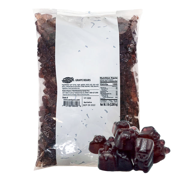 Candy Pros Grape Gummy Bears